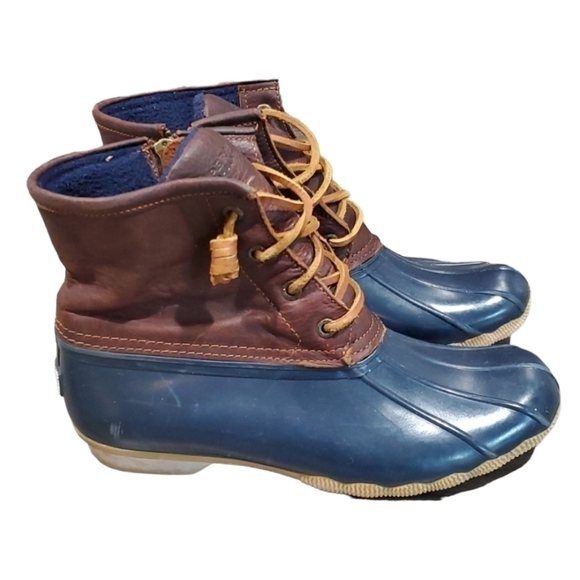 Sperry Saltwater Women Waterproof Ankle Boots sz 7 shoes - Picture 1 of 11